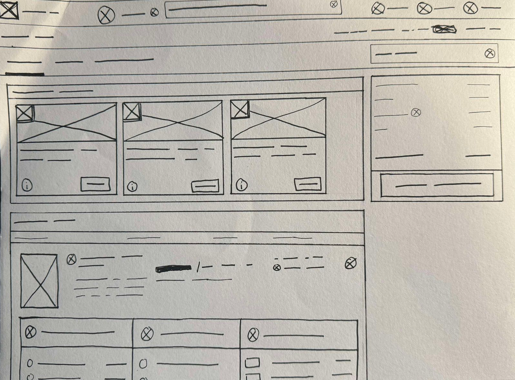 Initial sketches for Order Up integration